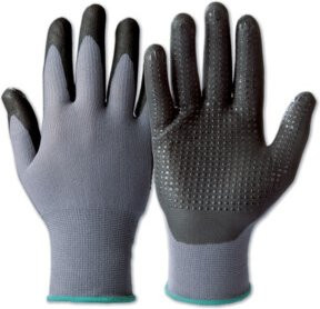 Honeywell GemoMech 665+ Arbeitshandschuh aus Nitril in Schwarz und Grau, Größe 7, EN 388 CAT II - Bild 2
