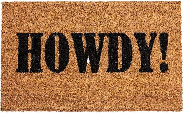 Toy Story Howdy Friend Kokosfußmatte in Schwarz mit Druckteppich-Design - Bild 1