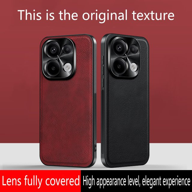 Stoßfeste Xiaomi Redmi Note Schutzhülle aus luxuriösem PU-Leder in Grün für Redmi Note 12, 13, 14 Pro Plus und 15 Pro Plus/15C - Bild 1