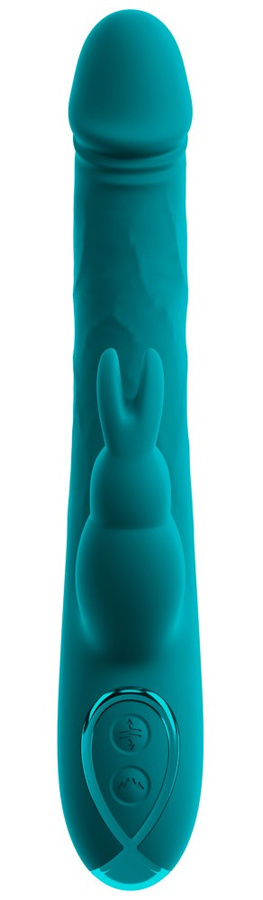 Sweet Smile Rabbitvibrator mit Wiggling-Funktion in Türkis - Bild 2