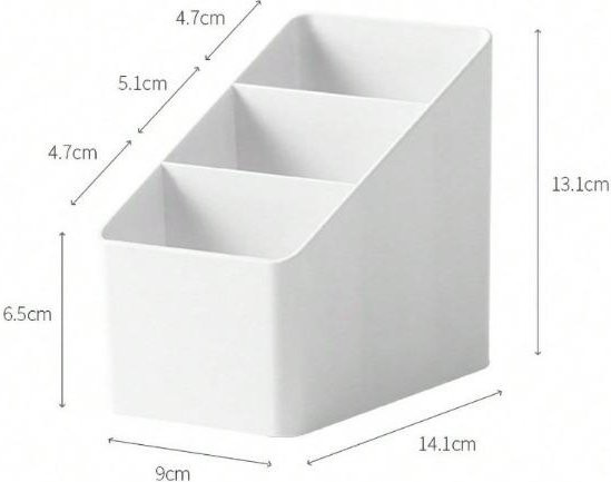 Multifunktions Sortier-Aufbewahrungsbox Love Home Garden aus Kunststoff in White für Wohnzimmer und Büro - Bild 1