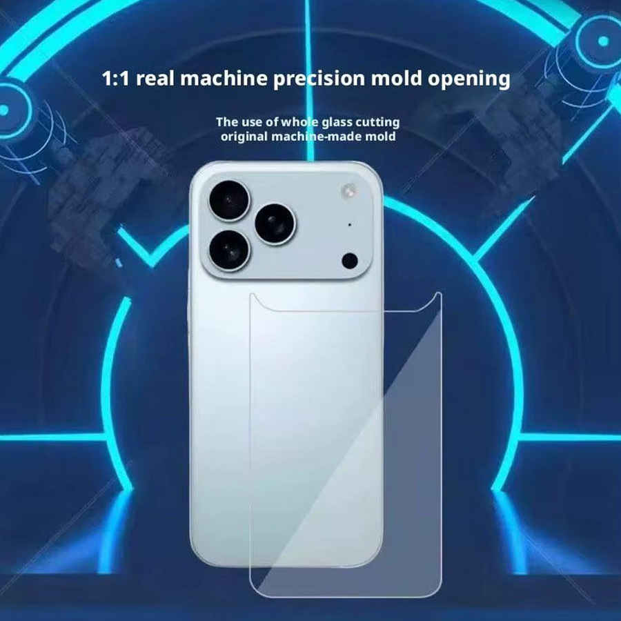Transparente kratzfeste Glasrückseite Schutzhülle für Apple iPhone 17 und iPhone 17 Air - Bild 4