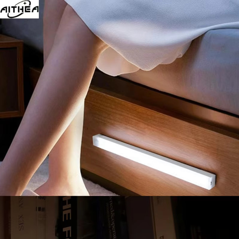 AITHEA LED Bewegungsmelder Nachtlicht mit Lichtsensor, weiß, wiederaufladbar, magnetisch - Bild 4