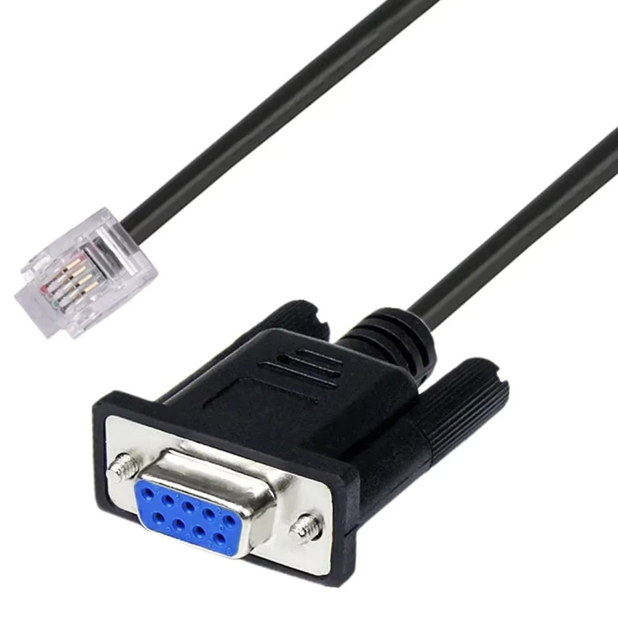 APC Serielles Konsolenkabel DB9 auf RJ11 6P4C in Schwarz, Länge: 1,8 m - Bild 2