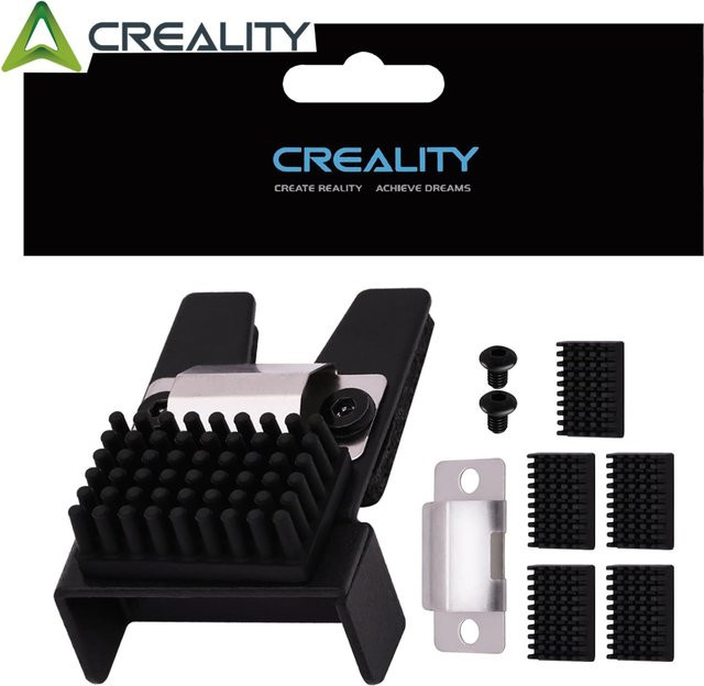 Creality K2 Plus Düsenwischer-Set mit 5-teiliger Silikonbürste in Schwarz - Bild 1