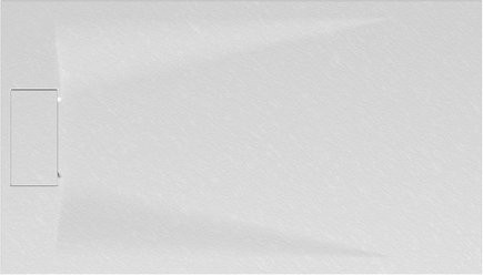 Schulte Duschwanne DWM-Tec aus Mineralguss, rechteckig, Weiß, B/T: 80 x 140 cm - Bild 1