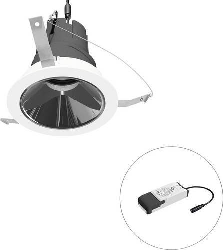 EVN LED-Deckenstrahler F02R11SM0627L55P in Weiß, einstellbar und rund - Bild 1