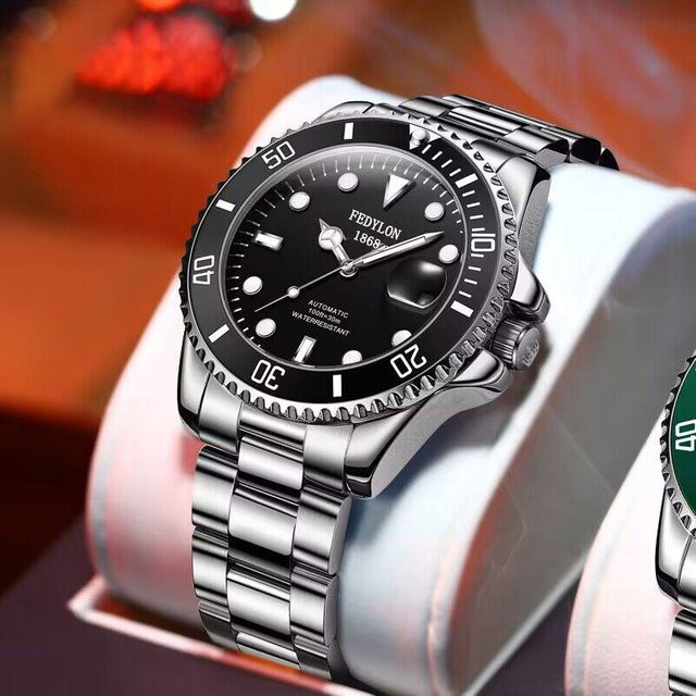 YIRAN Jewelry Armbanduhr, Automatik, Herren, Schwarz - Bild 1