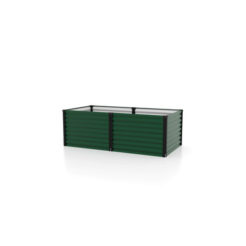 VITAVIA Hochbeet Meta 630 aus Aluminium und Zincalume in Grün, B/H/L: 96,17 x 63,2 x 187,68 cm - Bild 4