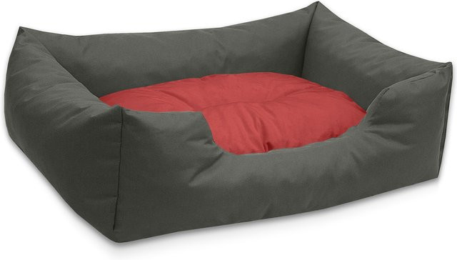 BedDog Hundebett MIMI Hundesofa aus Cordura und Microfaser-Velours in Grau - Bild 1