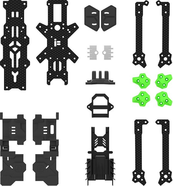 IFlight Nazgul Evoque F5 V3 Ersatzzubehör, Kunststoff, Schwarz - Bild 1