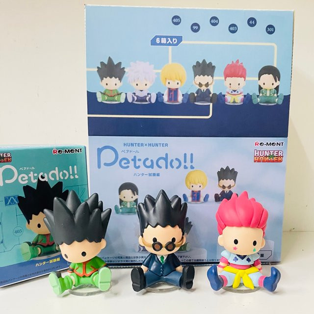 Re-ment Hunter x Hunter Petadoll Anime-Figur, Einzelfigur, Chibi Gon Killua, Sitzende Actionfigur - Bild 1