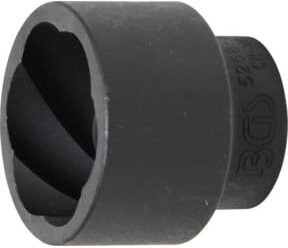 BGS Spiral-Profil-Steckschlüssel-Einsatz Schraubenausdreher mit 1/2 Zoll Innenvierkant Antrieb, SW 32 mm - Bild 1