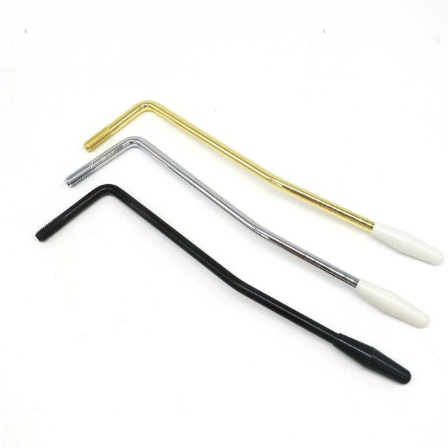 MENGJUE Gitarre Tremolo Arm Whammy Bar in Silber für FD ST E-Gitarren mit 5mm oder 6mm Spitze - Bild 1