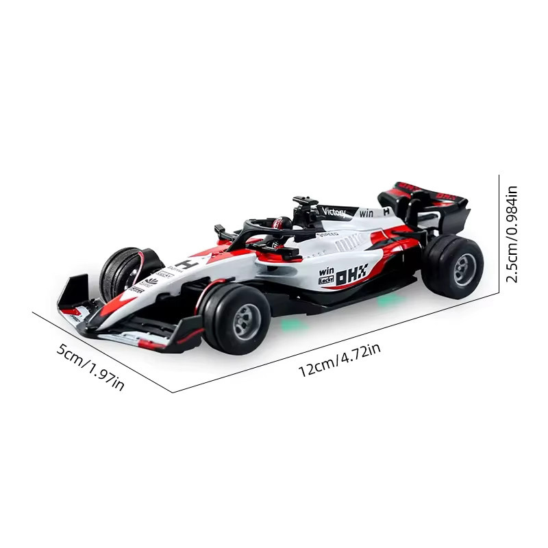 Kmoist Formel-Rennwagen, RC Auto, 1:64, Metall, Rot, ferngesteuert - Bild 6