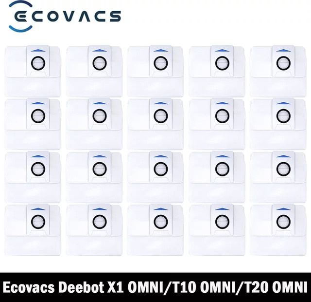 Ecovacs Staubbeutel für Deebot X1 OMNI, T10 OMNI und T20 OMNI in Weiß - Bild 1