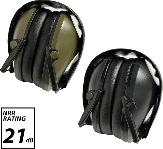YANHAO TAC 6S Taktisches Schieß-Headset mit Anti-Lärm-Geräuschunterdrückung und weich gepolstertem passiven Ohrenschutz in Schwarz - Bild 1
