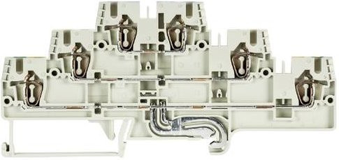 Wieland Electric 56.703.3255.0 Installationsetagenklemme mit Federzuganschluss in Grau, 50 Stück - Bild 1