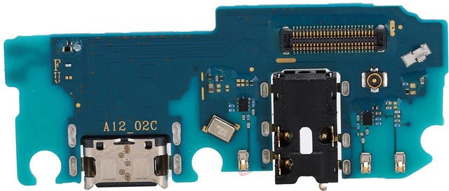 Samsung USB-C Ladeanschluss-Steckverbinderplatine für Samsung A12 A125F in Schwarz - Bild 1