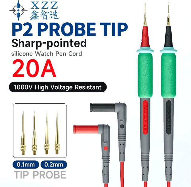 XZZ P2 1000 V 20 A supraleitende Sonde Präzisions-Multimeter-Blei-Stift in Multicolour für digitale Strom- und Spannungstests - Bild 1