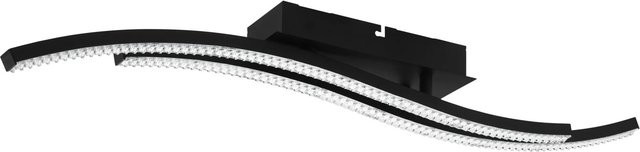 Eglo LED Deckenleuchte Lejias in Schwarz-Transparent mit warmweißem Licht - Bild 1