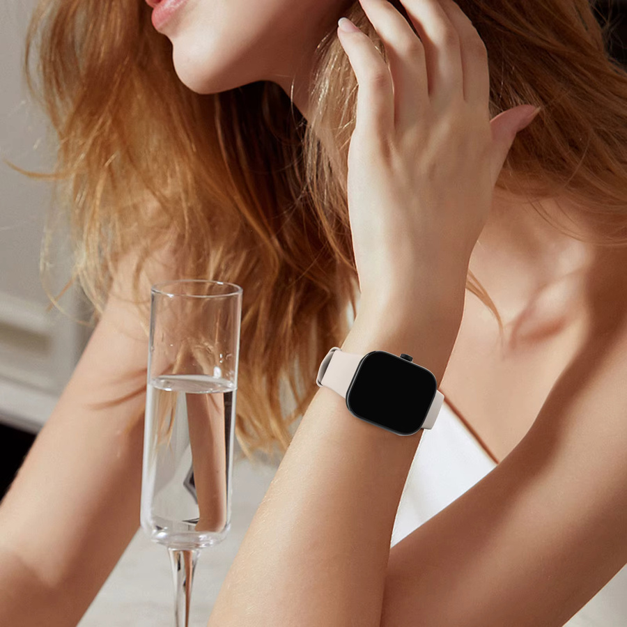 Tobfit Uhrenarmband Silikon, Weiß, Unisex - Bild 2