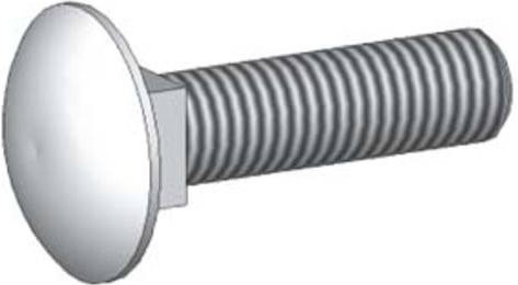 Siemens Flachrundschraube 8PQ9500-0BA16 aus Stahl in Silber - Bild 1