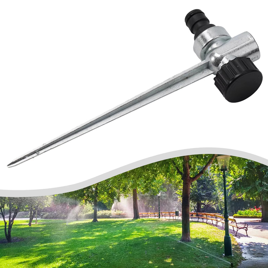 Vibratite Sprinkler Spike für Landwirtschaft und Blumenbeete, korrosionsbeständig, Silber - Bild 2