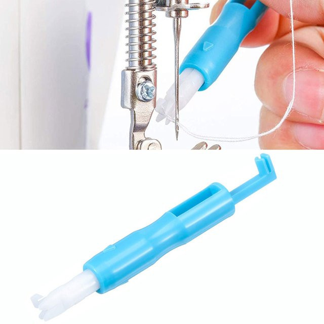 Automatischer Nadel Einfädler in Blau aus Kunststoff für Nähmaschinen - Bild 1