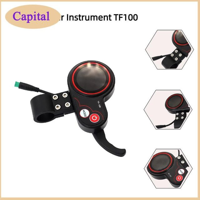 KUGOO Elektroroller TF100 Instrumentenanzeige 5/6-polig in Schwarz für KUGOO M4 Zubehör - Bild 1