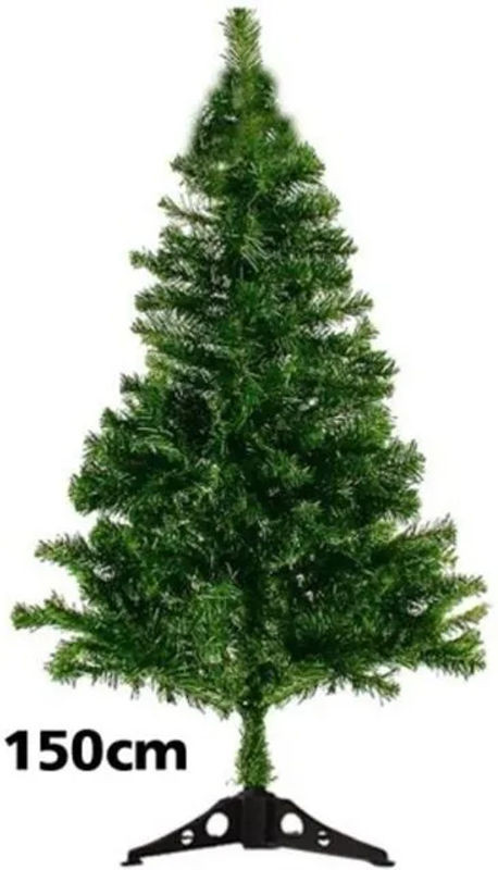 BURI Künstlicher Weihnachtsbaum in Grün aus Kunststoff, Höhe: 150 cm - Bild 1
