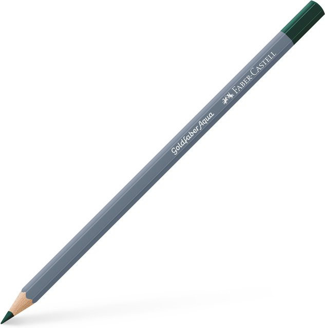 Faber Castell Aqua Aquarellstift Kobaltgrün Tief mit Pigmenten - Bild 1