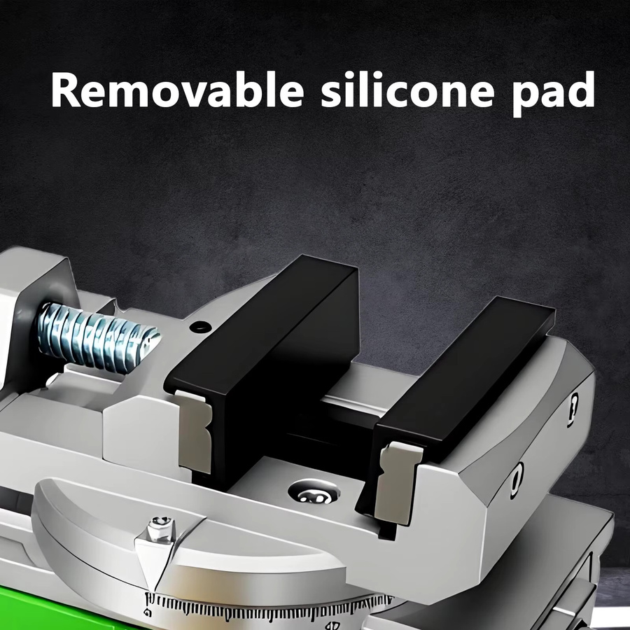 WUIETI BG-6369 Multifunktionaler Kreuzschiebespannvorrichtung Arbeitstisch aus Aluminium-Legierung in Silber - Bild 2