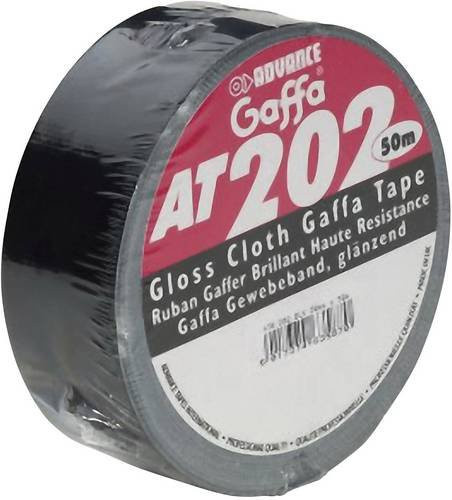 Advance Tapes AT 202 G Gaffer Bühnen-Klebeband in Schwarz - Bild 1