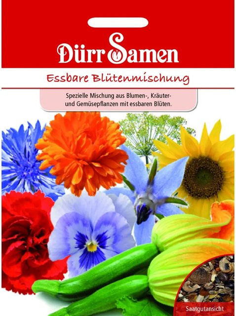Dürr Samen Essbare Blütenmischung Einjähriges Saatgut für deinen Garten - Bild 1