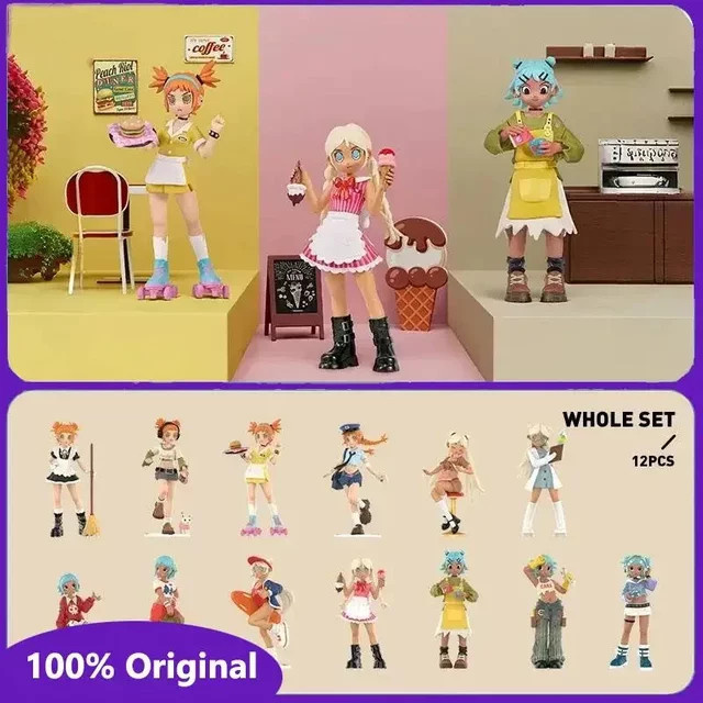 POP MART Peach Riot Rush Hour Serie, Blind Box, Action Figur, Einzelfigur - Bild 1