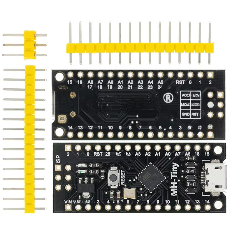 AITEXM ROBOT ATTINY88 Micro Entwicklung Board 16MHz Schwarz kompatibel mit Digispark ATTINY85 und Arduino Nano V 3.0 ATmega328 Extended - Bild 4