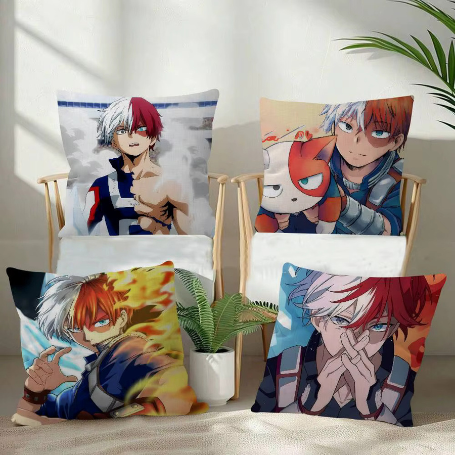 Rastar Anime My Hero Academia Shoto Todoroki Kissenbezug, quadratisch, Multicolour, Breite: 30 cm, Höhe: 30 cm - Bild 2