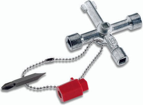 Cimco Schaltschrankschlüssel aus Metall in Silber und Multicolor 112894 - Bild 1