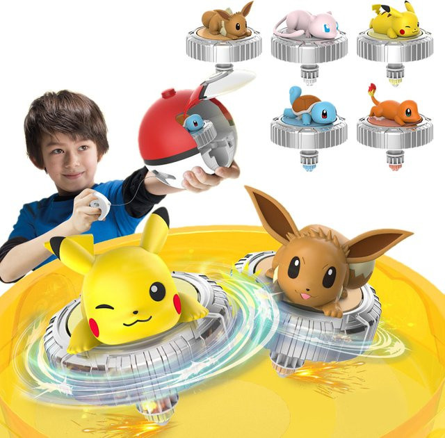Pokémon Pikachu Kreisel, Ziehspielzeug, Figuren - Bild 1