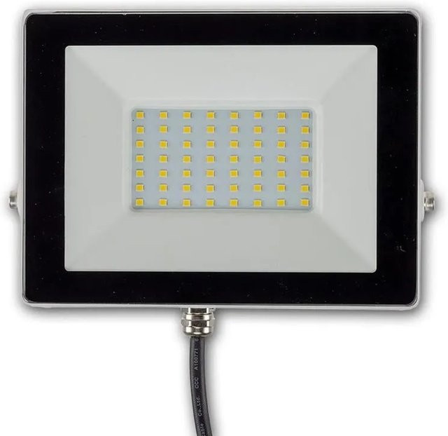 ChiliTec LED-Fluter CTF-SLW 50 IP65 50W 4098lm Neutralweiß in Weiß - Bild 1