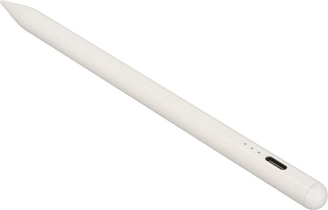 DIYelecs Magnetischer Tablet-Stift Typ C mit LED-Anzeige und Handflächenerkennung in Weiß - Bild 1
