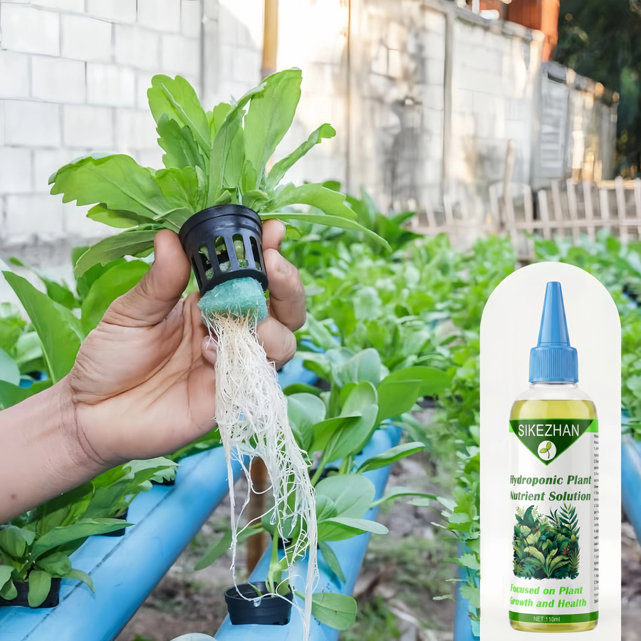 SIKEZHAN Hydroponische Pflanzennährlösung für Zimmerpflanzen, Flüssigdünger und Pflanzennahrung, 110 ml - Bild 6