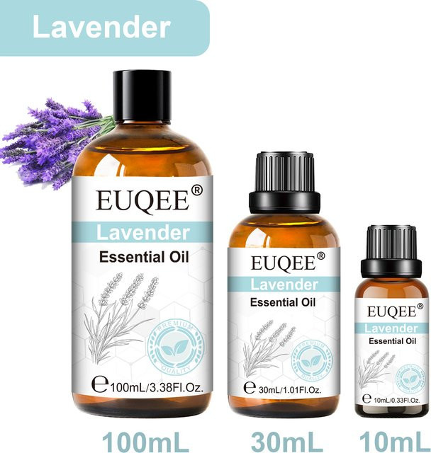 EUQEE Ätherisches Öl Lavendel-Vanille-Rose, Unisex - Bild 1