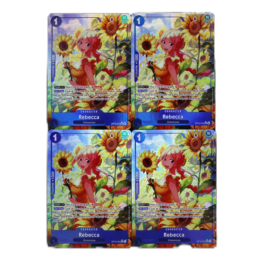 Bandai One Piece Rebecca, Sammelkarten, Englisch, Blau - Bild 3