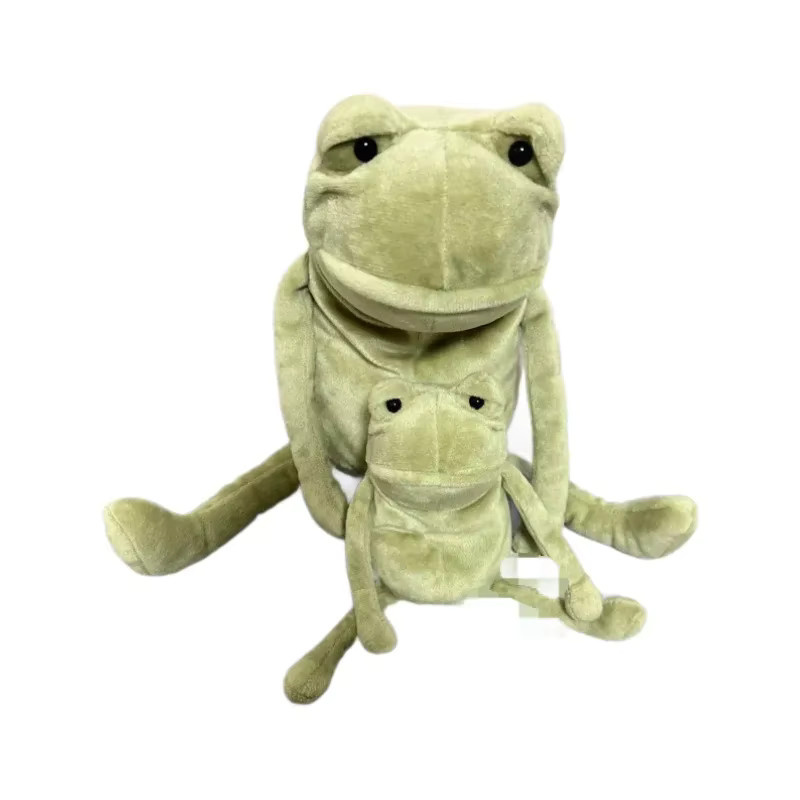 XUYUAN Kawaii Trauriger Frosch Ornament in Grün als Schreibtischdekoration und Heimdekorationszubehör - Bild 5