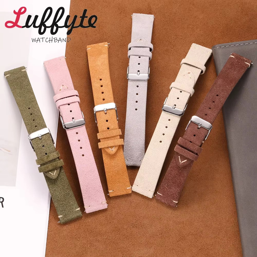 luffyte Uhrenarmband Wildleder, Vintage, Unisex - Bild 1