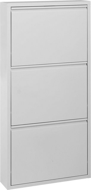 Schuhkipper von Heine Home in Silber aus lackiertem Stahlblech, B/T/H: 136 x 50 x 15 cm - Bild 1