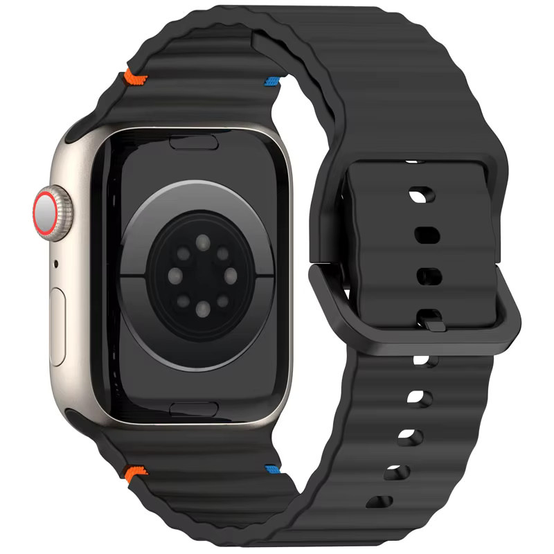 fegwilde Uhrenarmband Silikon, Schwarz, Unisex - Bild 1