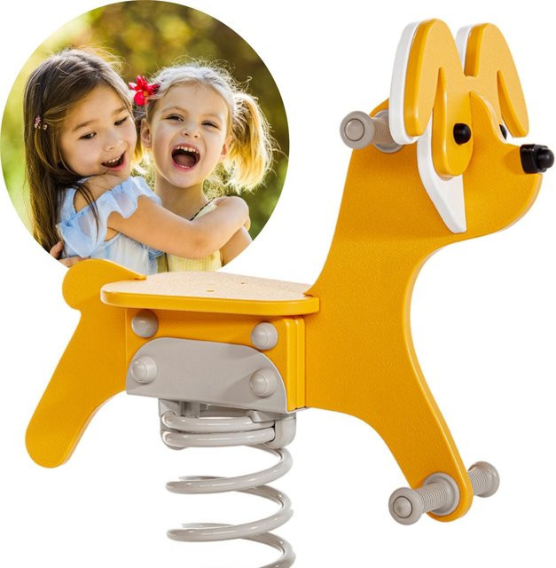 Spielturmking Federwippe Federtier Hund, Schaukelwippe, Tiere - Bild 1